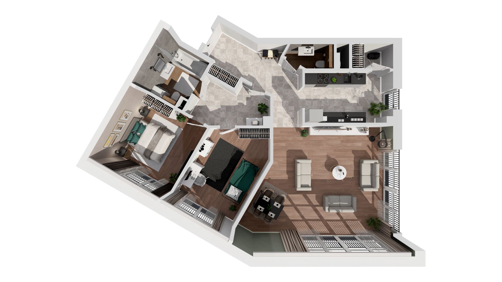3 комнаты · 97,9 m² · Этаж 5 · Квартира S1.37