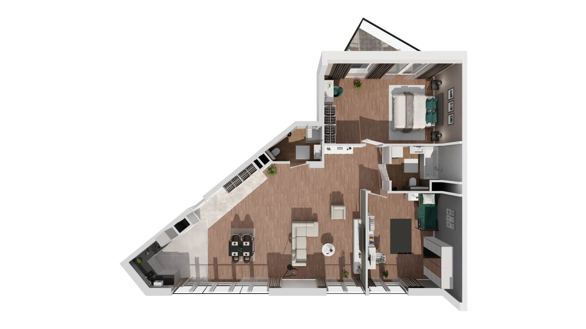 3 комнаты · 115,4 m² · Этаж 6 · Квартира S1.58