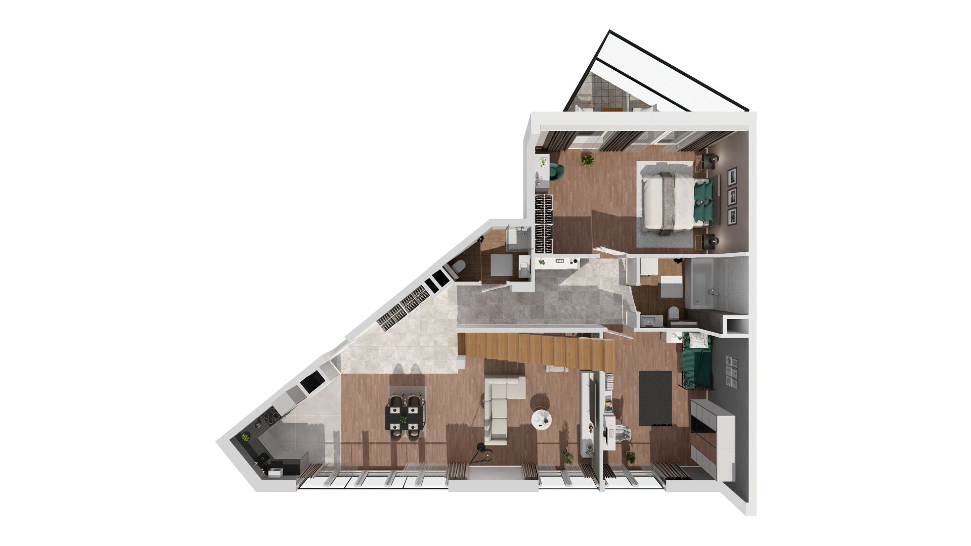 3 комнаты · 115,7 m² · Этаж 7 · Квартира S1.63