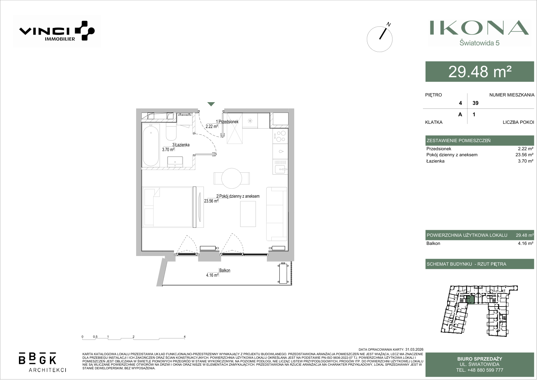 0 m² · Lokal /M039