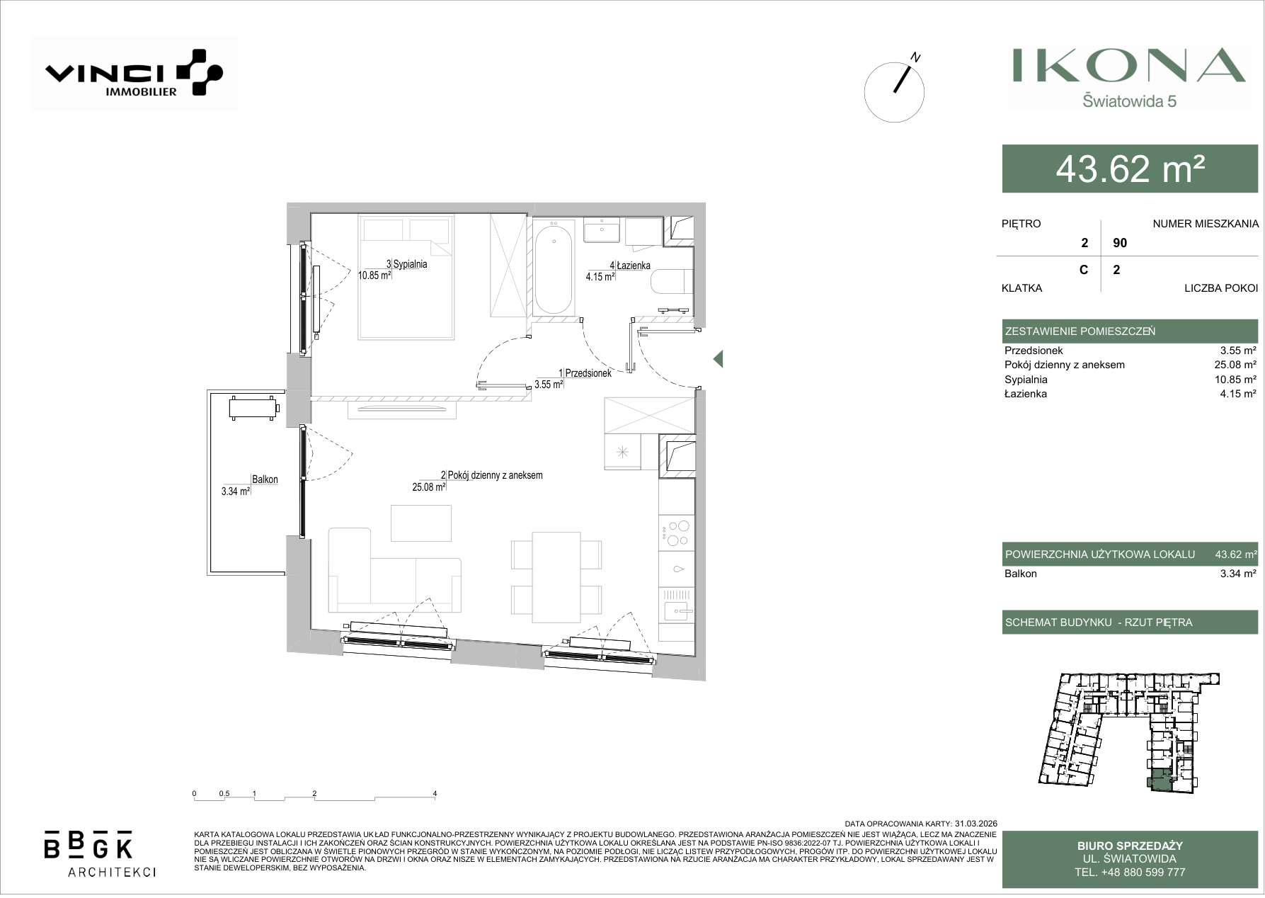 0 m² · Lokal A/M090