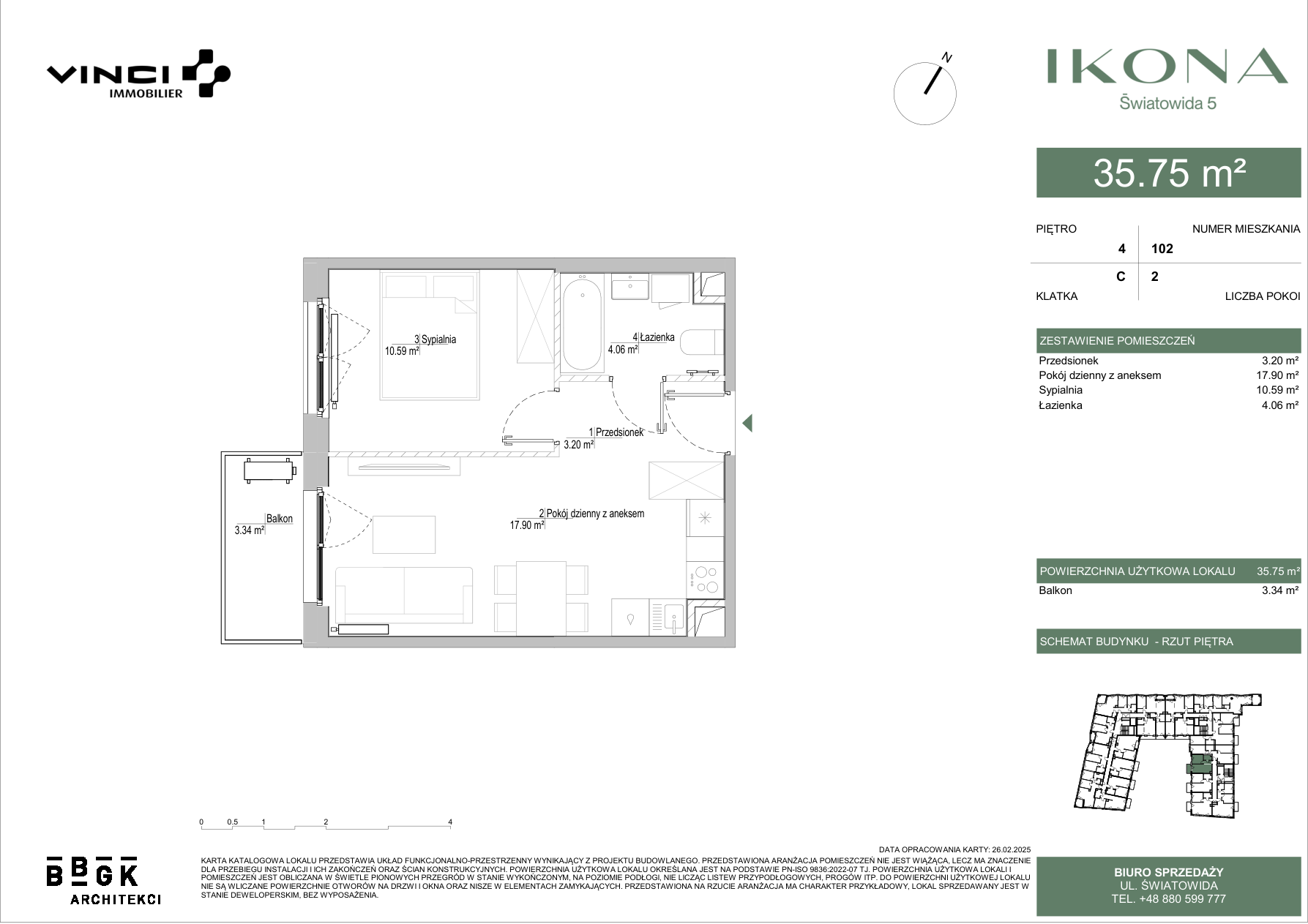 0 m² · Lokal M102